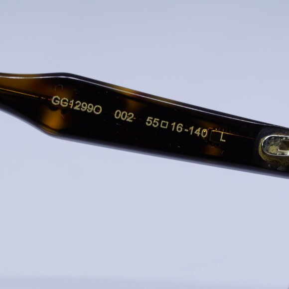 Final Price! Gucci GG1299O 002 Havana Eyeglasses 55mm - Picture 8 of 12